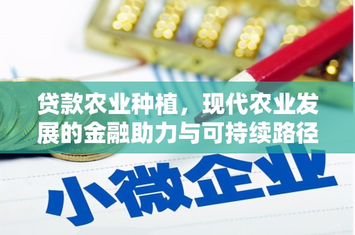 甘肃贷款农业种植，现代农业发展的金融助力与可持续路径