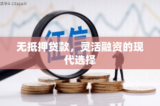 甘肃无抵押贷款，灵活融资的现代选择