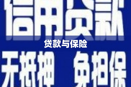 甘肃贷款与保险