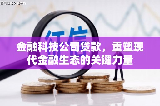 甘肃金融科技公司贷款，重塑现代金融生态的关键力量
