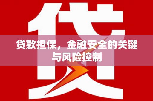 甘肃贷款担保，金融安全的关键与风险控制