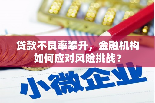 甘肃贷款不良率攀升，金融机构如何应对风险挑战？