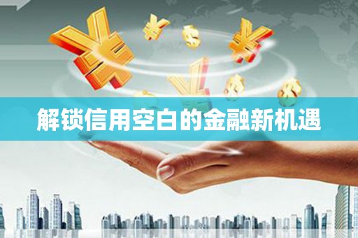 甘肃解锁信用空白的金融新机遇